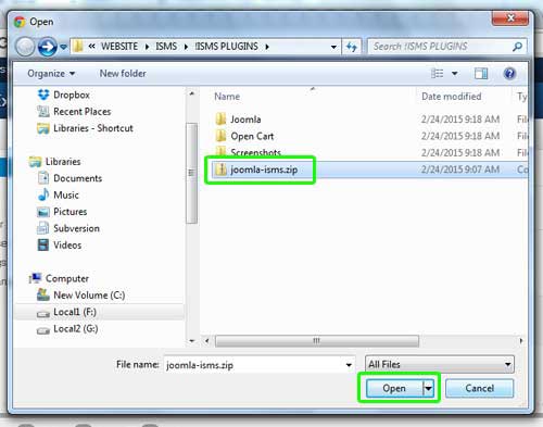Install iSMS with Joomla Malaysia