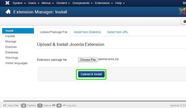 Install iSMS with Joomla Malaysia